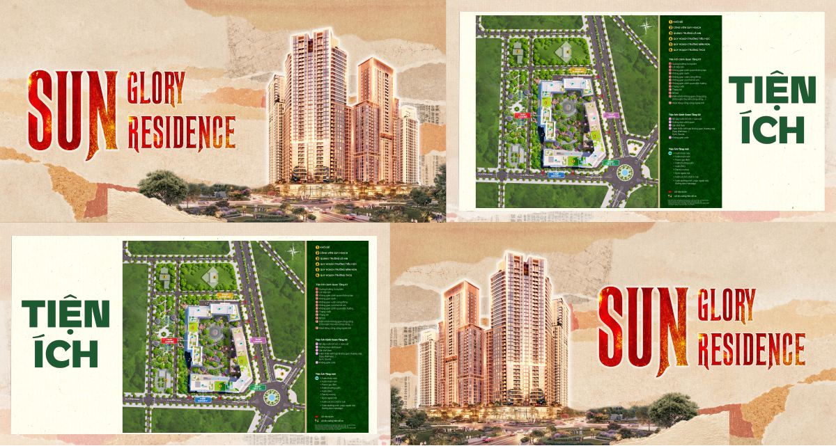 Tiện ích Sun Glory Residence Nghệ An – Nội khu & ngoại khu