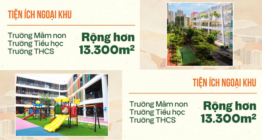 Khu trường học ngoại khu Sun Glory Residence