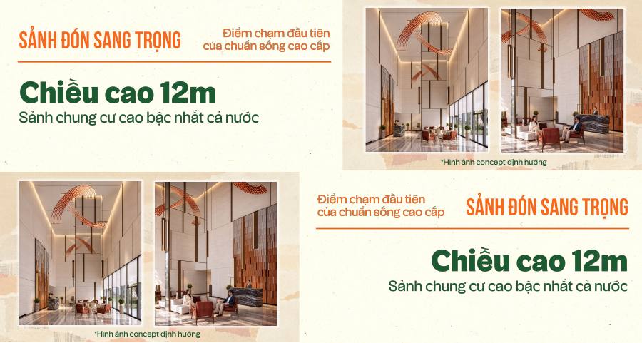 Sảnh đón Sun Glory Residence