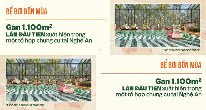 Bể bơi bốn mùa Sun Glory Residence