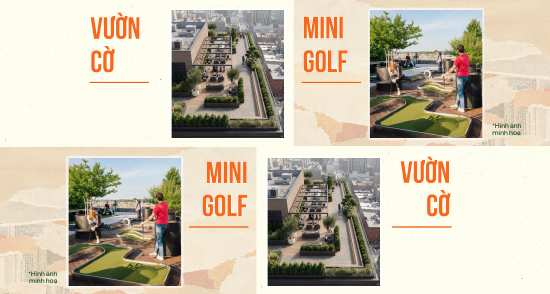 Mini golf và vườn cờ Sun Glory Residence